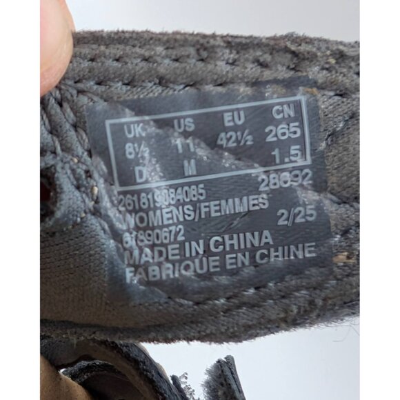 Clarks Laurieann Women's Size 11 M Sandals Blue Leather Straps Adjustable Slides - Picture 7 of 7